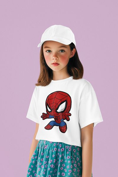 SEVBANO Tricou pentru copii unisex cu imprimeu Spiderman Hero (vârsta 1-12)