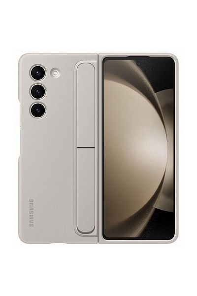 Samsung Original Stand Cover With Strap Galaxy Z Fold5 Sand