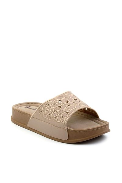 Bambi Beige Women's Slippers K04099501309