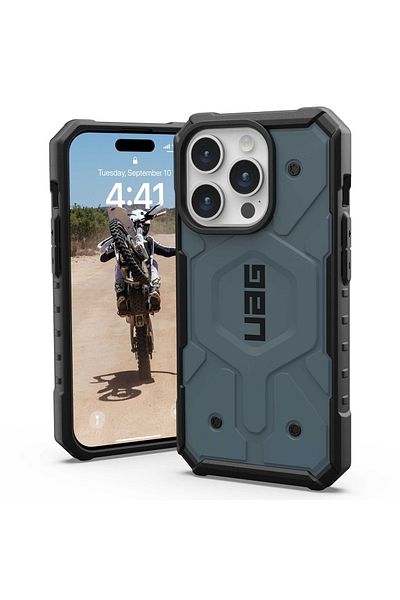 UAG Husa Pathfinder Magsafe Iphone 15 Pro Cloud Blue