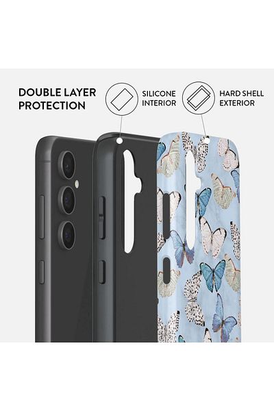 BURGA Husa Dual Layer Give Me Butterflies Samsung Galaxy S23 Fe