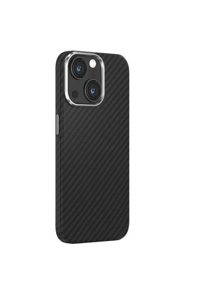 Devia Ultra-Thin Carbon Fiber Magnetic iPhone 15 Case Black