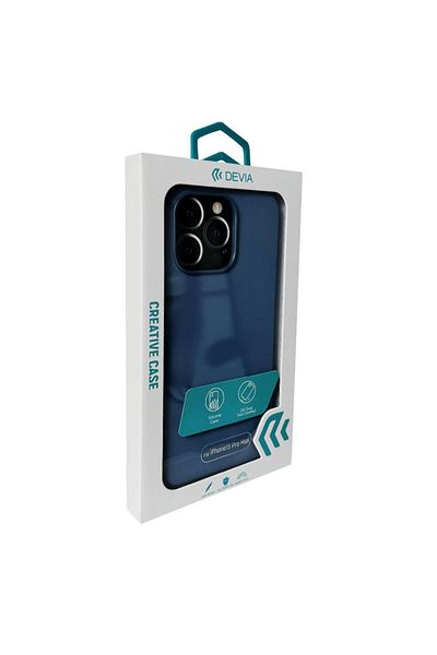 Devia Husa Silicon Nature Series Iphone 15 Pro Max Albastru