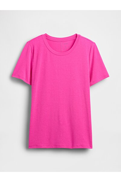 GAP Kadın Pembe GapFit Breathe T-Shirt