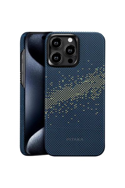 PITAKA Husa Magez 4 Starpeak Milky Way 1500d, Aramida Magsafe Iphone 15 Pro