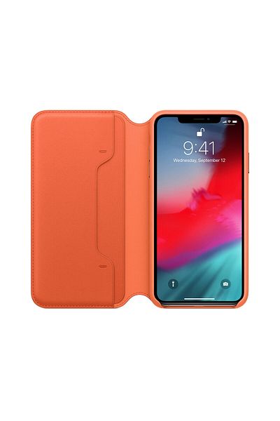 Apple Husa Original iPhone XS Max Leather Folio Sunset