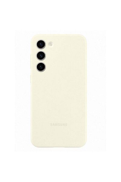 Samsung Original Silicone Cover Galaxy S23 Plus Cream