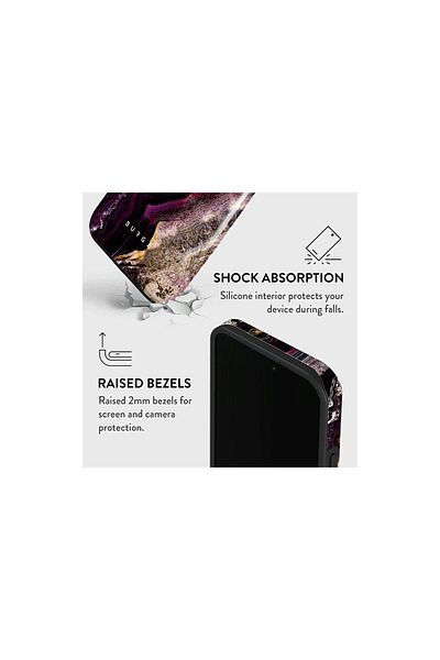 BURGA Iphone 14 Pro Max Dual Layer Purple Skies case