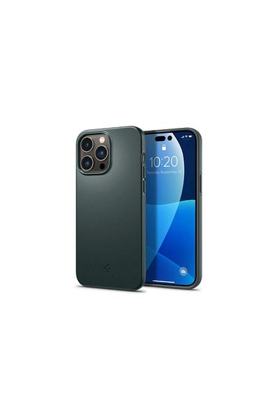 Spigen Iphone 14 Pro Max Thin Fit Abyss Green case