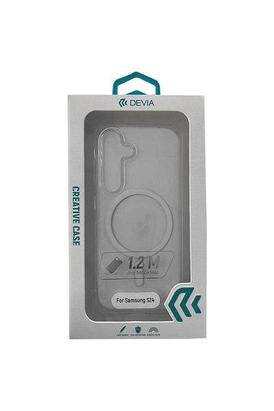 Devia Case Pure Clear Magnetic Shockproof Samsung Galaxy S24 Transparent