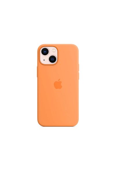 Apple Husa Original Iphone 13 Silicon, Magsafe, Marigold