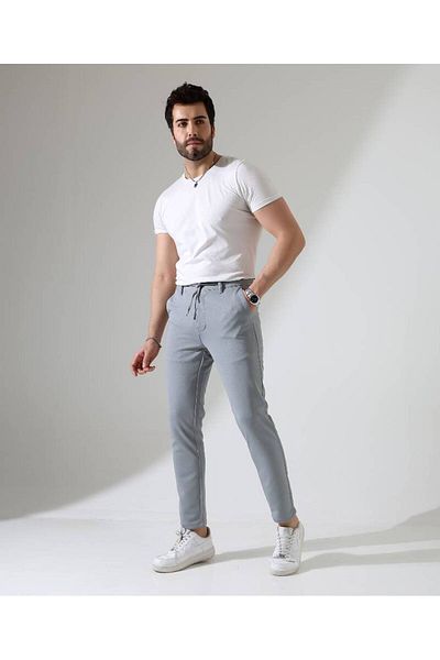 Benim Denim Sunello Men's Jogger Pants A.Gray – the Meeting Point of Modern Elegance and Comfort