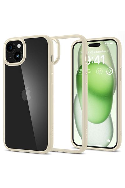 Spigen Case Ultra Hybrid Iphone 15 Plus Sand Beige