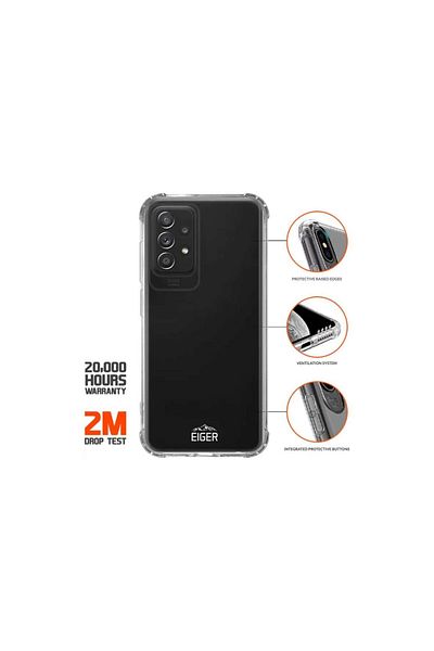 EIGER Samsung Galaxy A73 5g Ice Grip Clear case