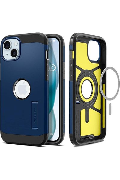 Spigen Case Tough Armor Magsafe Iphone 15 Navy Blue
