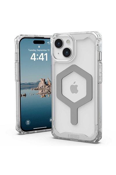 UAG Plyo Magsafe Series Iphone 15 Plus Ice Silver case