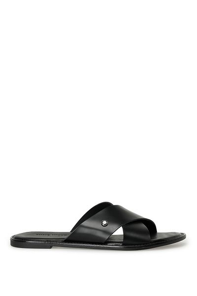 Nine West Yukk a 3Fx Black Women's Flat Slippers
