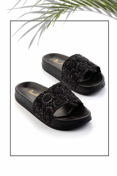 Bambi Black Women's Slippers K04319430087