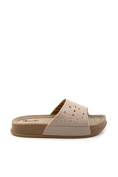 Bambi Beige Women's Slippers K04099501309