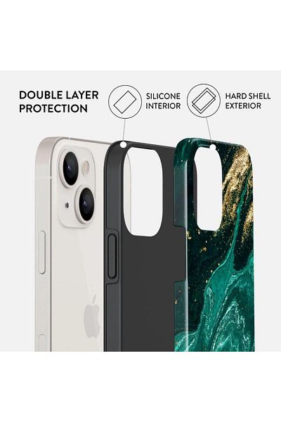 BURGA Iphone 13 Dual Layer Emerald Pool case