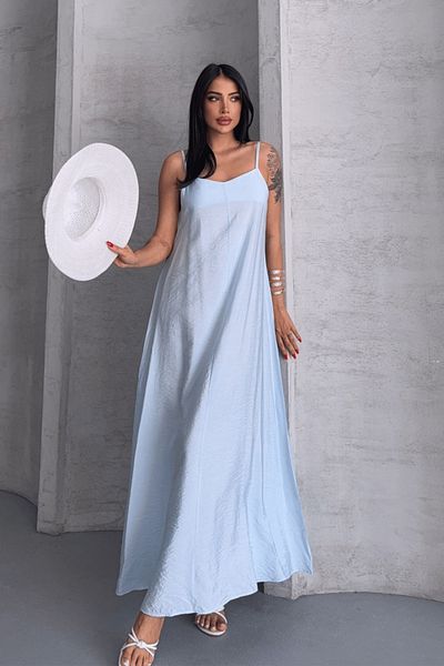 giyimmasalı Rochie din țesătură Lilyum - BEBE BLUE