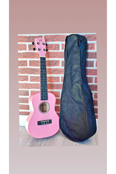 Aren müzik Puka Concert Boy Pembe Ukulele (Kılıf+ Pena)