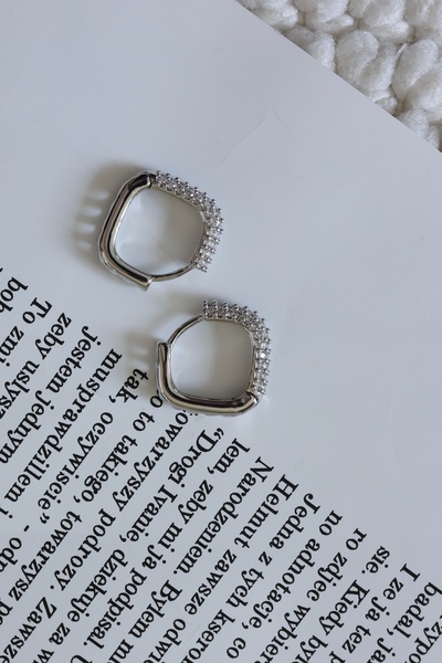 STOLIA Zirkon Taş Halka Küpe