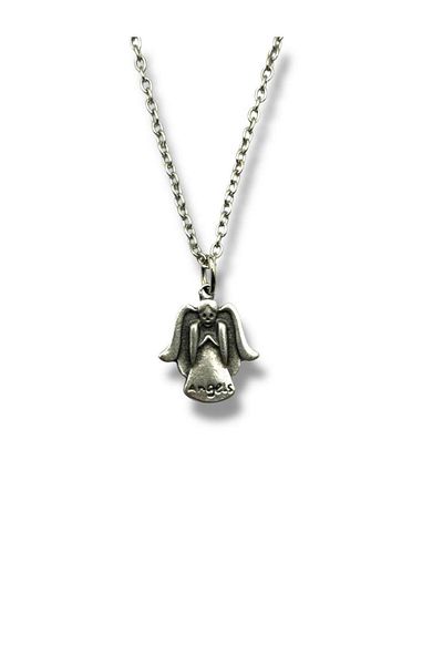 Herşey Nota Unisex Necklace with Guardian Angel Figure – Meaningful and Spiritual Jewelry with 60 cm Chain