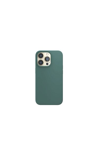 NEXT ONE Iphone 13 Pro Silicone Case, Magsafe, Leaf Green