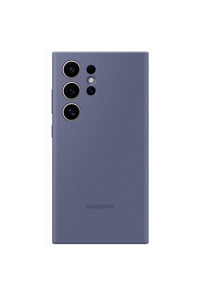 Samsung Original Silicone Cover Galaxy S24 Ultra Violet