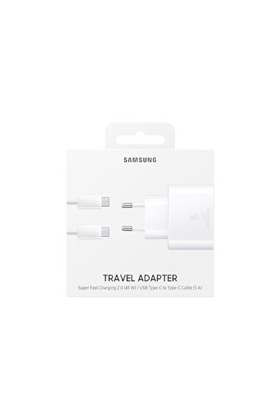 Samsung süper hızlı şarj aleti Super Fast Charger 45w Type C