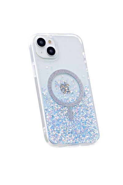 Devia Case Shiny Series Original Design Magnetic Iphone 15 Plus Transparent / Blue