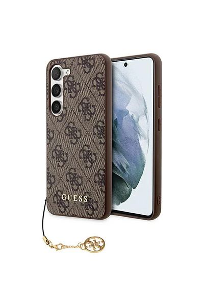 Guess Case 4G Charms Samsung Galaxy A55 5G Brown
