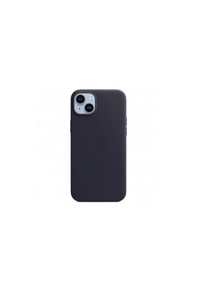Apple Husa Originală iPhone 14 Plus Apple Leather, MagSafe, Ink