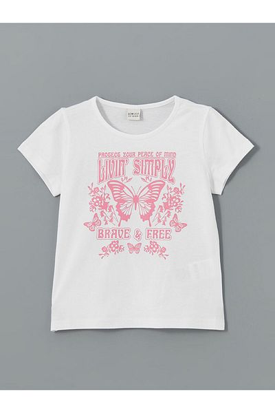 LC Waikiki Crew Neck Girls T-Shirts and Leggings