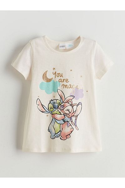 LC Waikiki Lcw Lilo & Printed Girl's T-Shirt