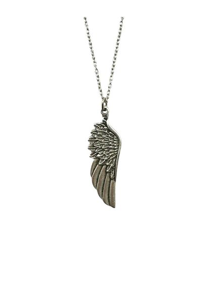 Herşey Nota Unisex Necklace with Eagle Angel Wing Figure – Power, Freedom and Protection Themed Accessory