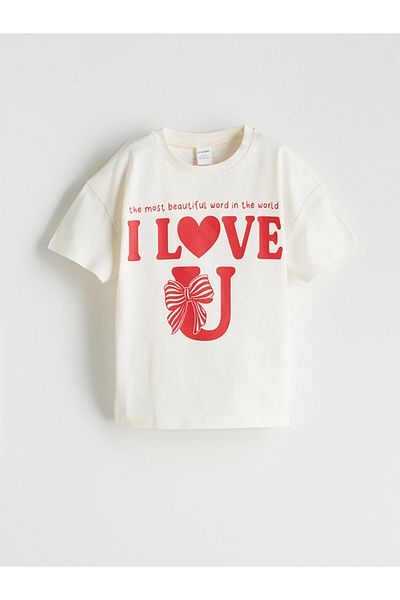 LC Waikiki Lcw Ribbon Detailed Girl's T-Shirt 2-Pack