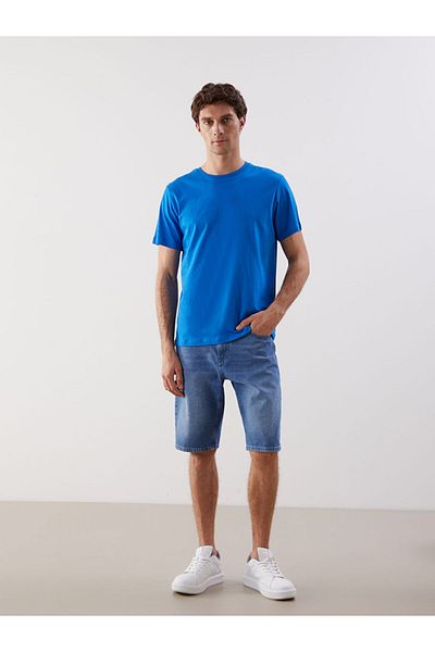 LC Waikiki Tricou pentru bărbați cu mânecă scurtă cu decolteu și mânecă scurtă de sezon nou - S5KU24Z8