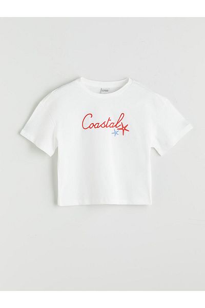 LC Waikiki Lcw Crew Neck Girl's T-Shirt and Pants