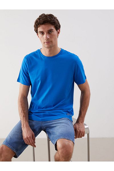 LC Waikiki Tricou pentru bărbați cu mânecă scurtă cu decolteu și mânecă scurtă de sezon nou - S5KU24Z8