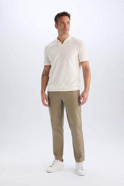 DeFacto Beige Men's Trousers D4251Ax/Bg755