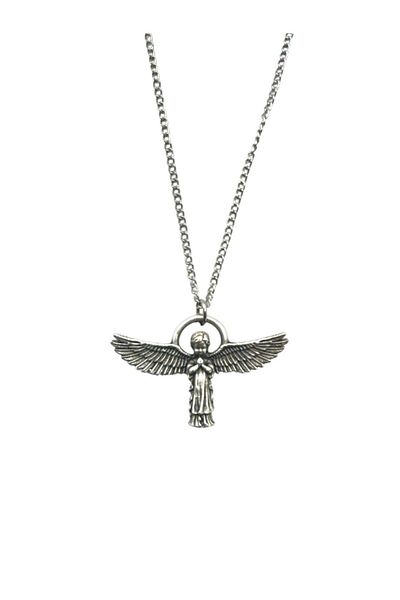 Herşey Nota Children's Angel Figured Unisex Necklace – Pureness and Protection Themed Meaningful Accessory with 60 cm Chain