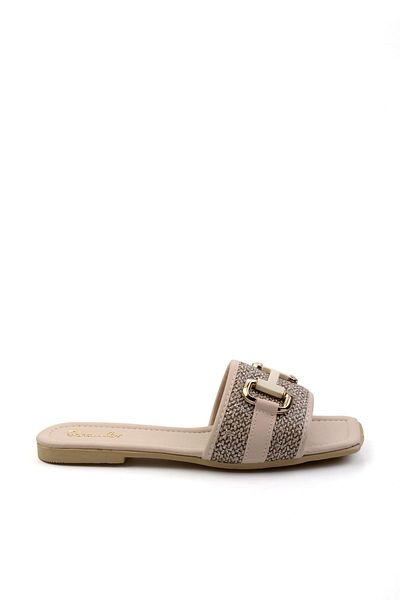 Bambi Beige Women's Slippers K04101000228