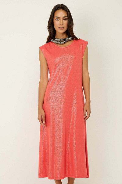No Matter What Midikleid aus glitzerndem Stoff