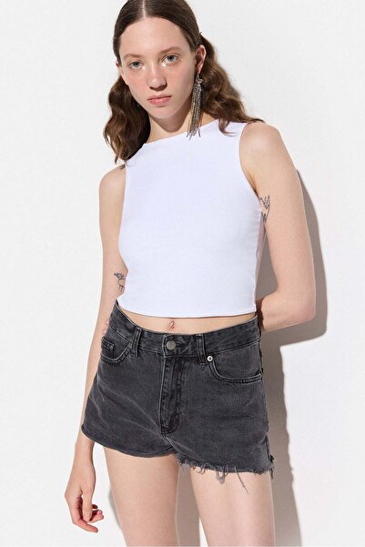 No Matter What Ärmelloses Crop-Top mit Rundhalsausschnitt