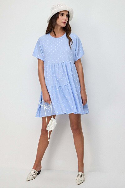 No Matter What Locker geschnittenes Minikleid