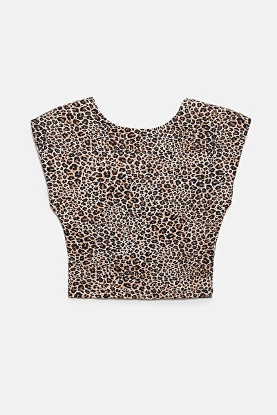 No Matter What Rückenfreier Body mit Leopardenmuster