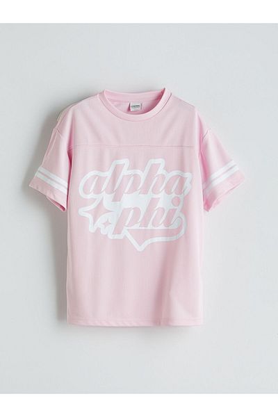 LC Waikiki Black Crew Neck Girl's T-Shirt