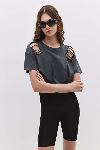No Matter What Kurzärmeliges Crop-T-Shirt
